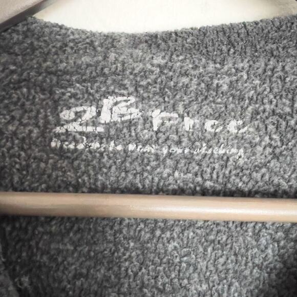 Vintage 2 BE FREE Love Graffiti Pullover Hoodie Small Gray Y2K 2000s Cozy - Picture 4 of 6